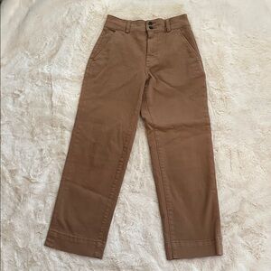 Everlane Women’s Tan Straight-Leg Ankle Chinos, size 2